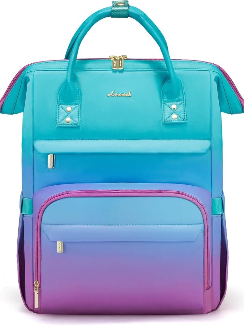Gradient Laptop Backpack for Women,Work Computer College Bag | 17.3 Inch Teacher